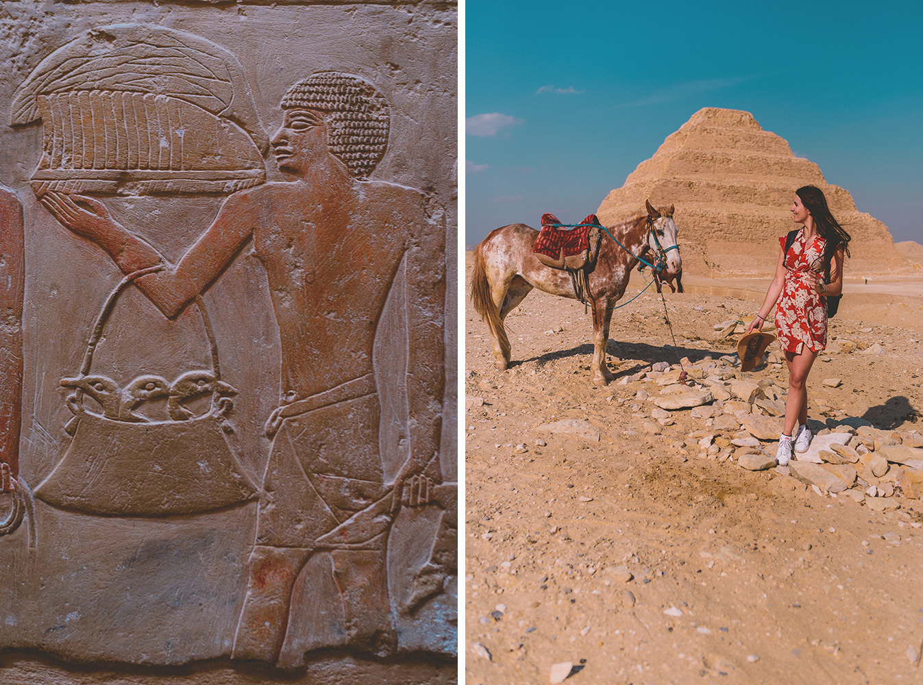 Saqqarah, pyramide à degré de Djoser