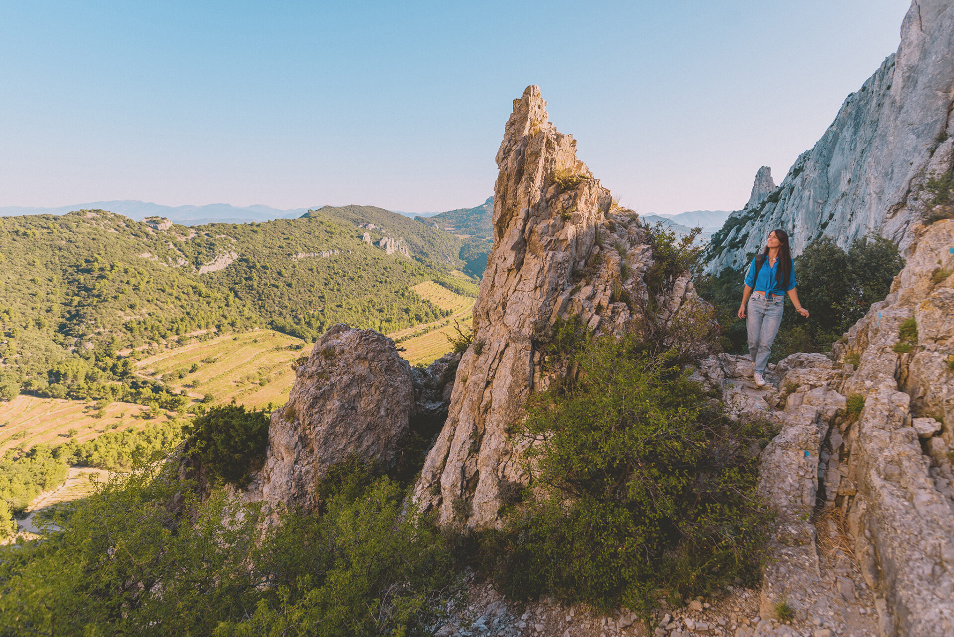 Randonnée dans les Dentelles de Montmirail