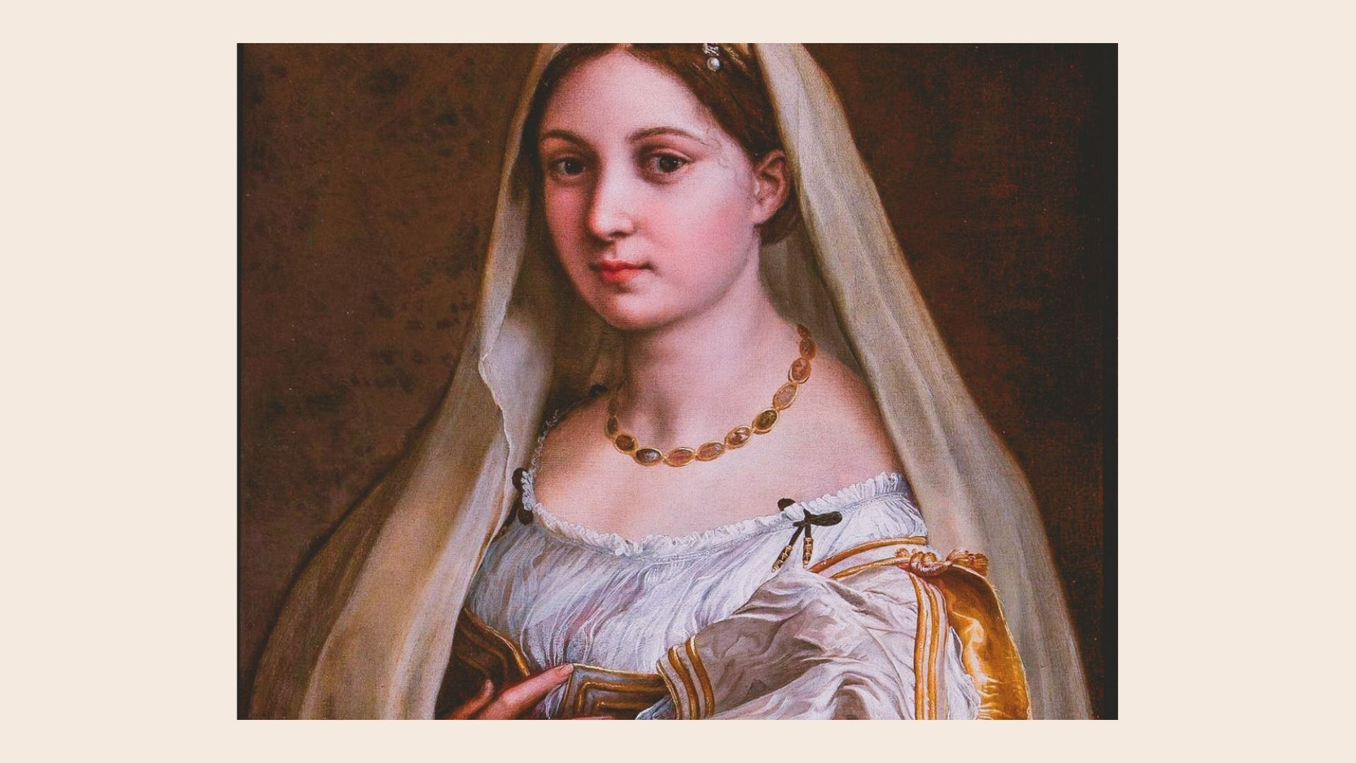 La dame voilée de Raffaello