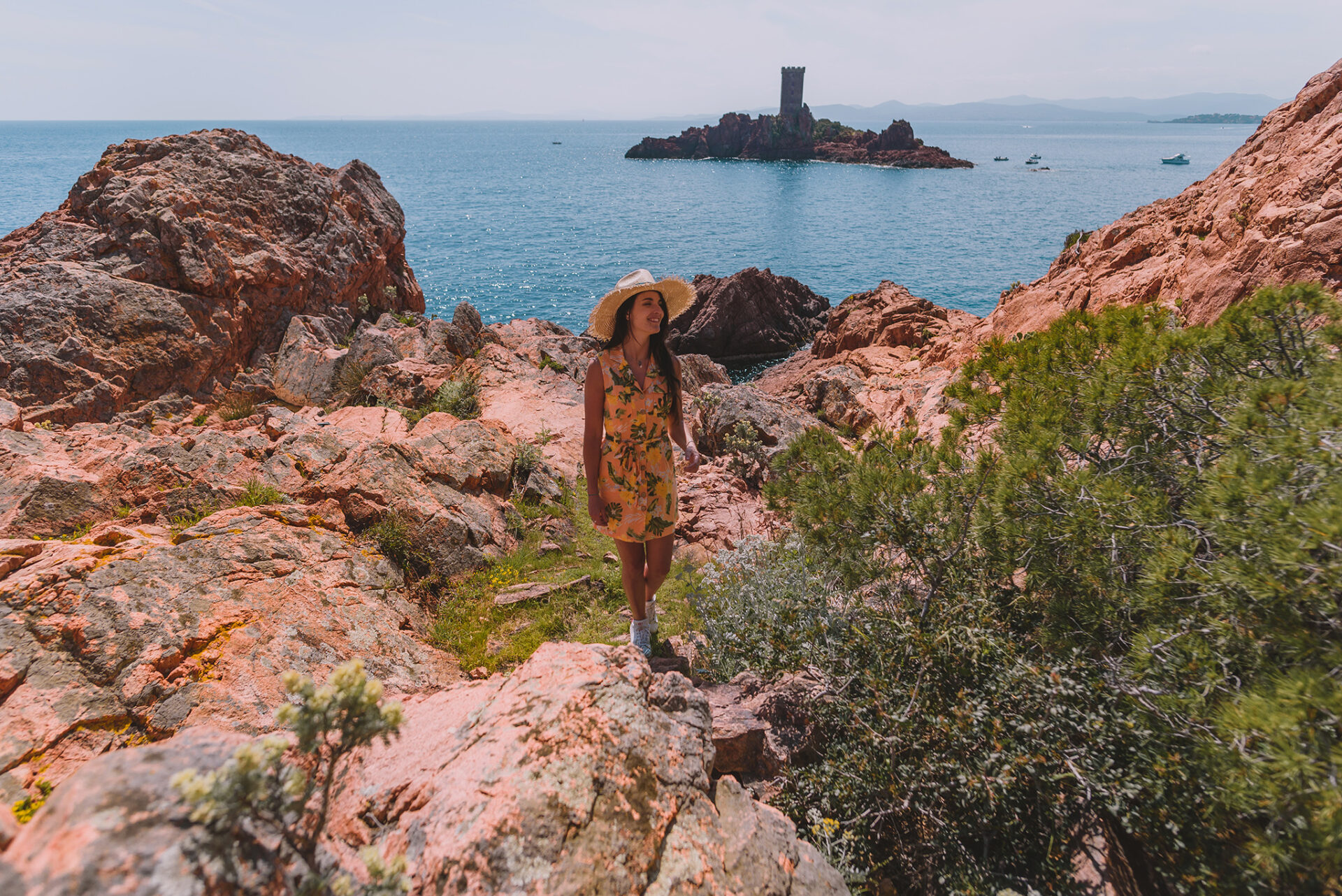 L'île d'o dans le massif de l'Esterel
