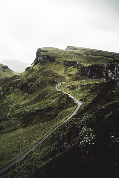 Paysages sauvages d'écosse