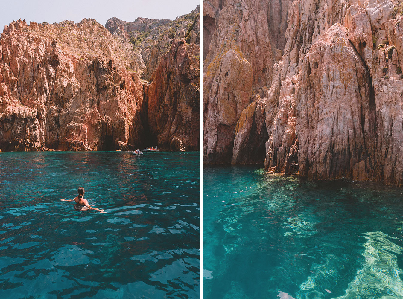 se baignes aux calanques de piana