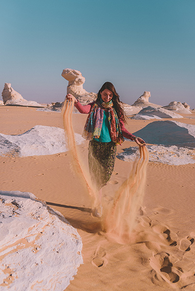 Excursion désert blanc d'Egypte